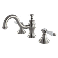 Thumbnail for Kingston Brass KC7168BPL 8 in. Widespread Bathroom Faucet, Brushed Nickel - BNGBath