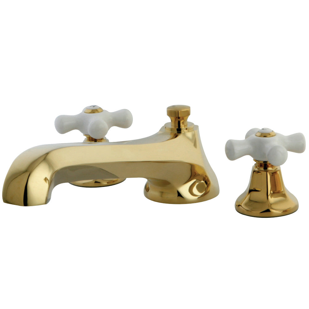 Kingston Brass KS4302PX Metropolitan Roman Tub Faucet, Polished Brass - BNGBath