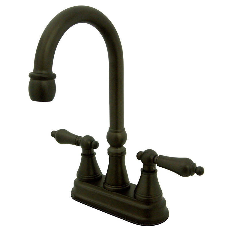 Kingston Brass KS2495AL Governor Bar Faucet Without Pop-Up, Oil Rubbed Bronze - BNGBath