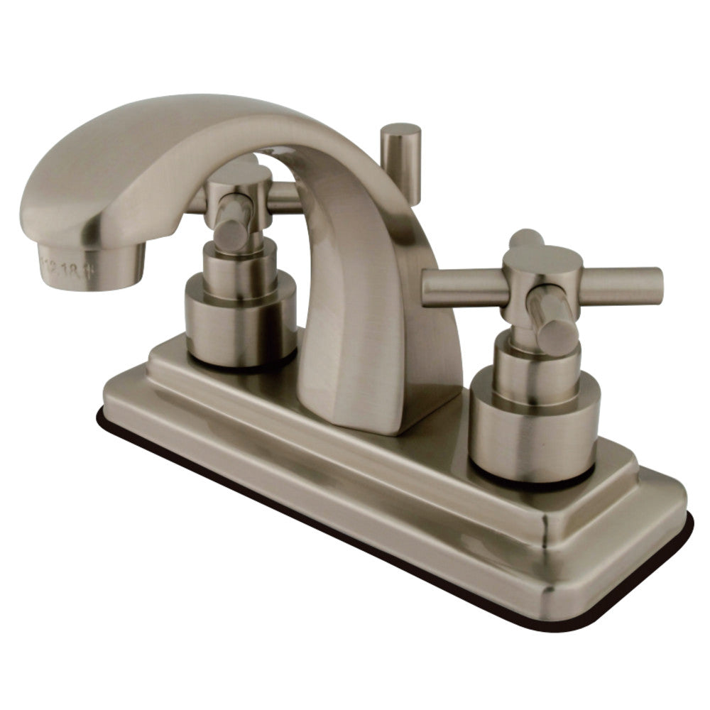 Kingston Brass KS4648EX 4 in. Centerset Bathroom Faucet, Brushed Nickel - BNGBath