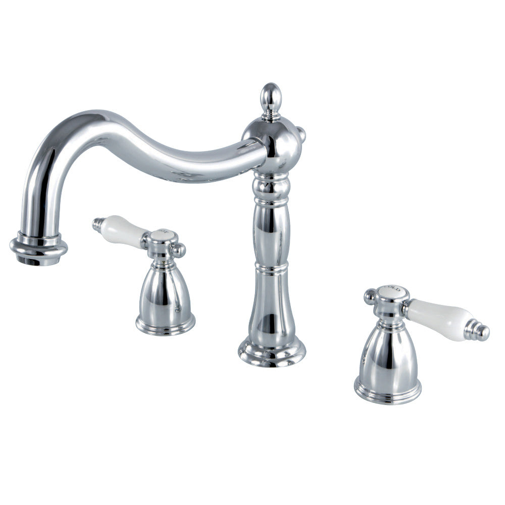 Kingston Brass KS1341BPL Bel-Air Roman Tub Faucet, Polished Chrome - BNGBath