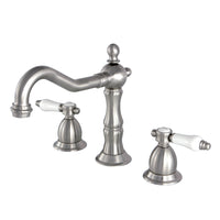 Thumbnail for Kingston Brass KS1978BPL 8 in. Widespread Bathroom Faucet, Brushed Nickel - BNGBath