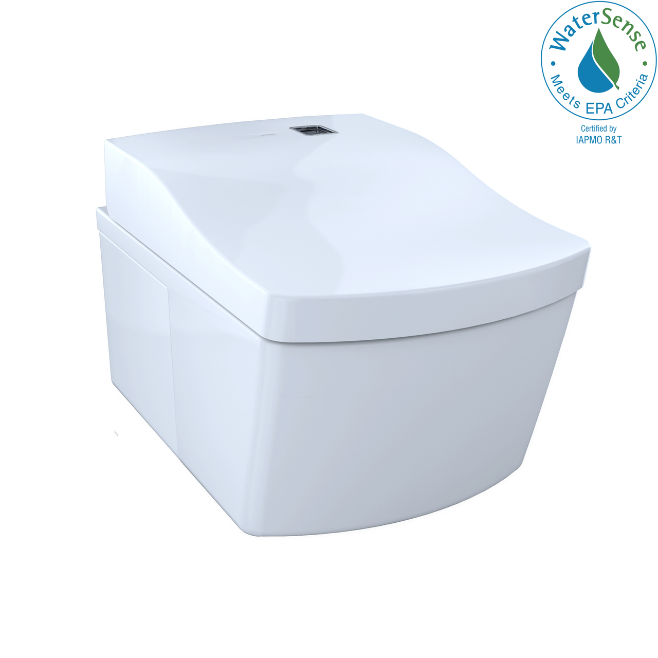 TOTO NEOREST EW Dual Flush 1.28 or 0.9 GPF Wall-Hung Toilet with Integrated Bidet Seat and eWater+,  - CWT994CEMFG#01 - BNGBath