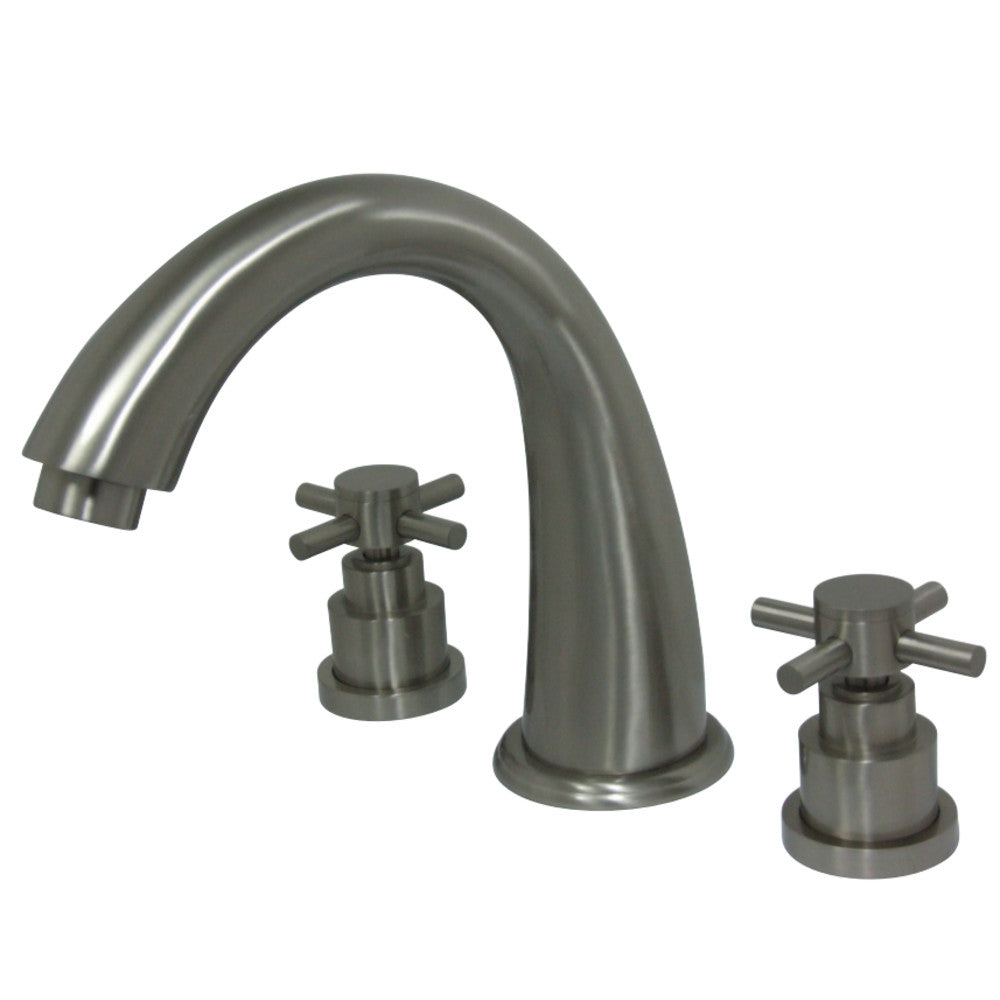 Kingston Brass KS2368EX Roman Tub Faucet, Brushed Nickel - BNGBath