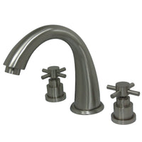Thumbnail for Kingston Brass KS2368EX Roman Tub Faucet, Brushed Nickel - BNGBath