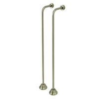 Thumbnail for Kingston Brass CC468 Single Offset Bath Supply, Brushed Nickel - BNGBath