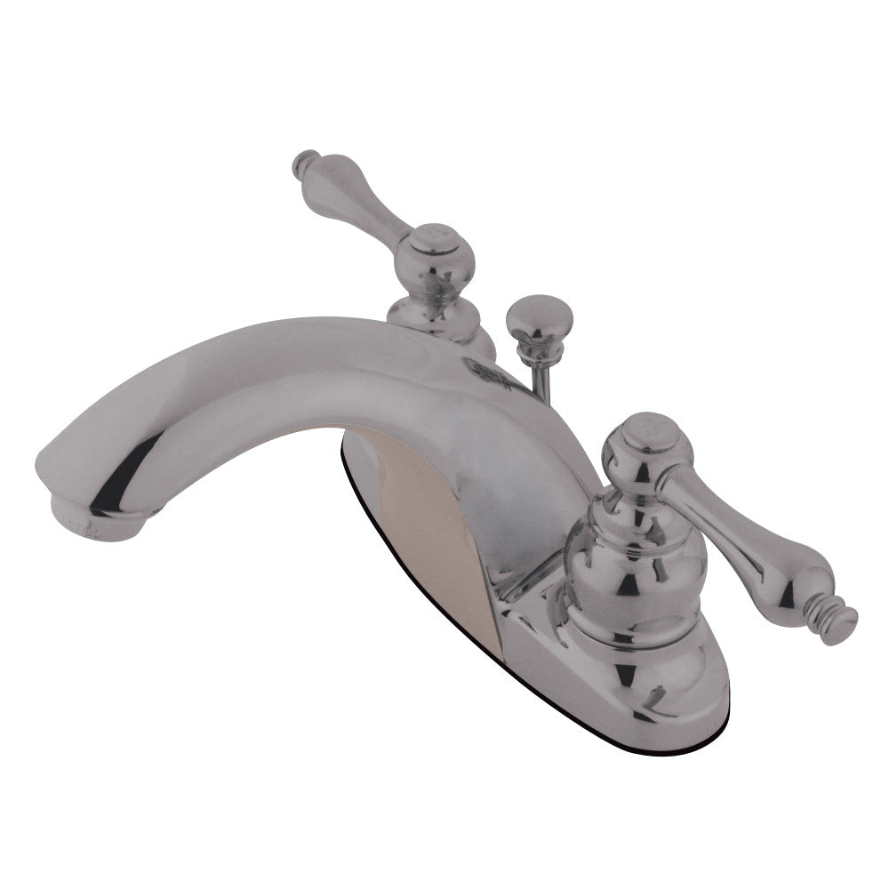 Kingston Brass KB7648AL 4 in. Centerset Bathroom Faucet, Brushed Nickel - BNGBath