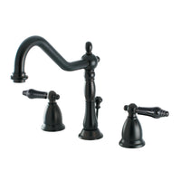 Thumbnail for Kingston Brass KS1995PKL 8 in. Widespread Bathroom Faucet, Oil Rubbed Bronze - BNGBath