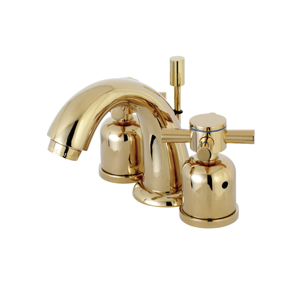 Kingston Brass KB8912DX Concord Widespread Bathroom Faucet, Polished Brass - BNGBath