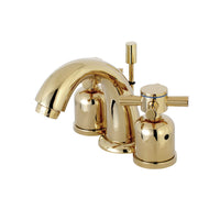 Thumbnail for Kingston Brass KB8912DX Concord Widespread Bathroom Faucet, Polished Brass - BNGBath