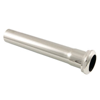 Thumbnail for Fauceture EVP1006 Century 8-Inch X 1-1/4 Inch O.D Slip Joint Brass Extension Tube, Polished Nickel - BNGBath