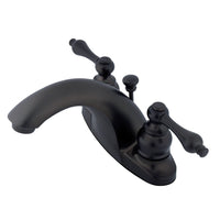 Thumbnail for Kingston Brass GKB7645AL 4 in. Centerset Bathroom Faucet, Oil Rubbed Bronze - BNGBath