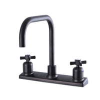 Thumbnail for Kingston Brass FB2145ZX Millennium 8-Inch Centerset Kitchen Faucet, Oil Rubbed Bronze - BNGBath