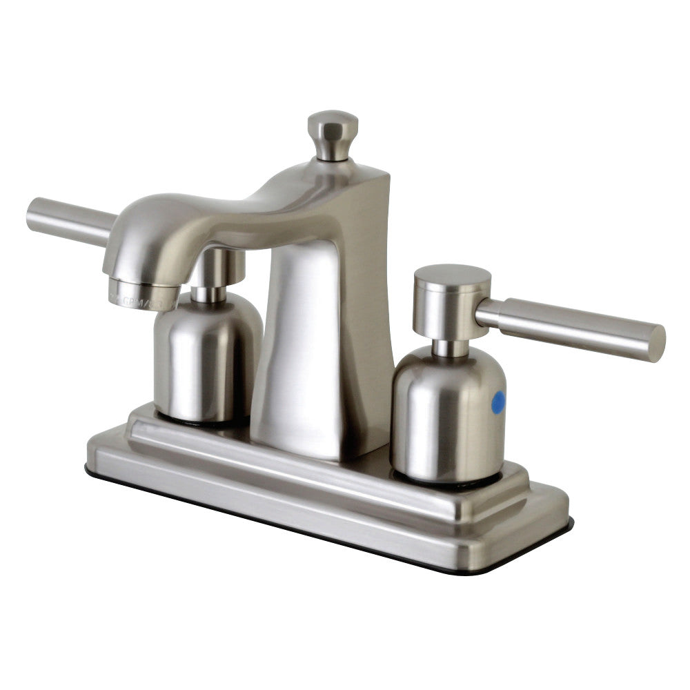 Kingston Brass FB4648DL 4 in. Centerset Bathroom Faucet, Brushed Nickel - BNGBath