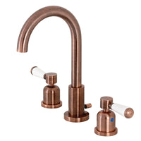 Thumbnail for Fauceture FSC892DPLAC Paris Widespread Bathroom Faucet, Antique Copper - BNGBath