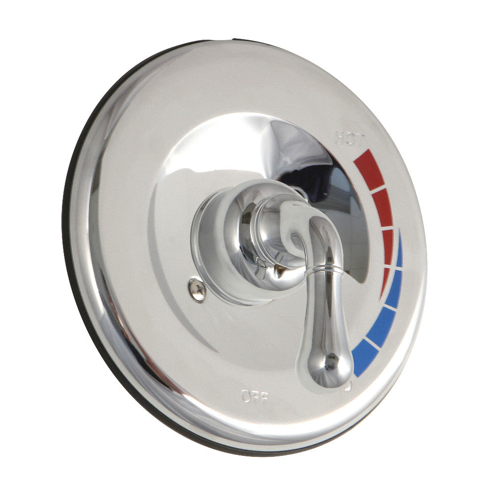 Kingston Brass KB631ET Pressure Balance Valve Trim Only Without Shower and Tub Spout, Polished Chrome - BNGBath
