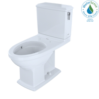 Thumbnail for TOTO Connelly Two-Piece Elongated Dual-Max 1.28 and 0.9 GPF Universal Height Toilet with CeFiONtect and Right Lever,   - CST494CEMFRG#01 - BNGBath