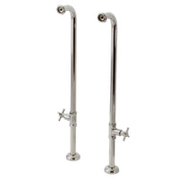 Thumbnail for Kingston Brass AE810S6DX Concord Freestanding Tub Supply Line, Polished Nickel - BNGBath