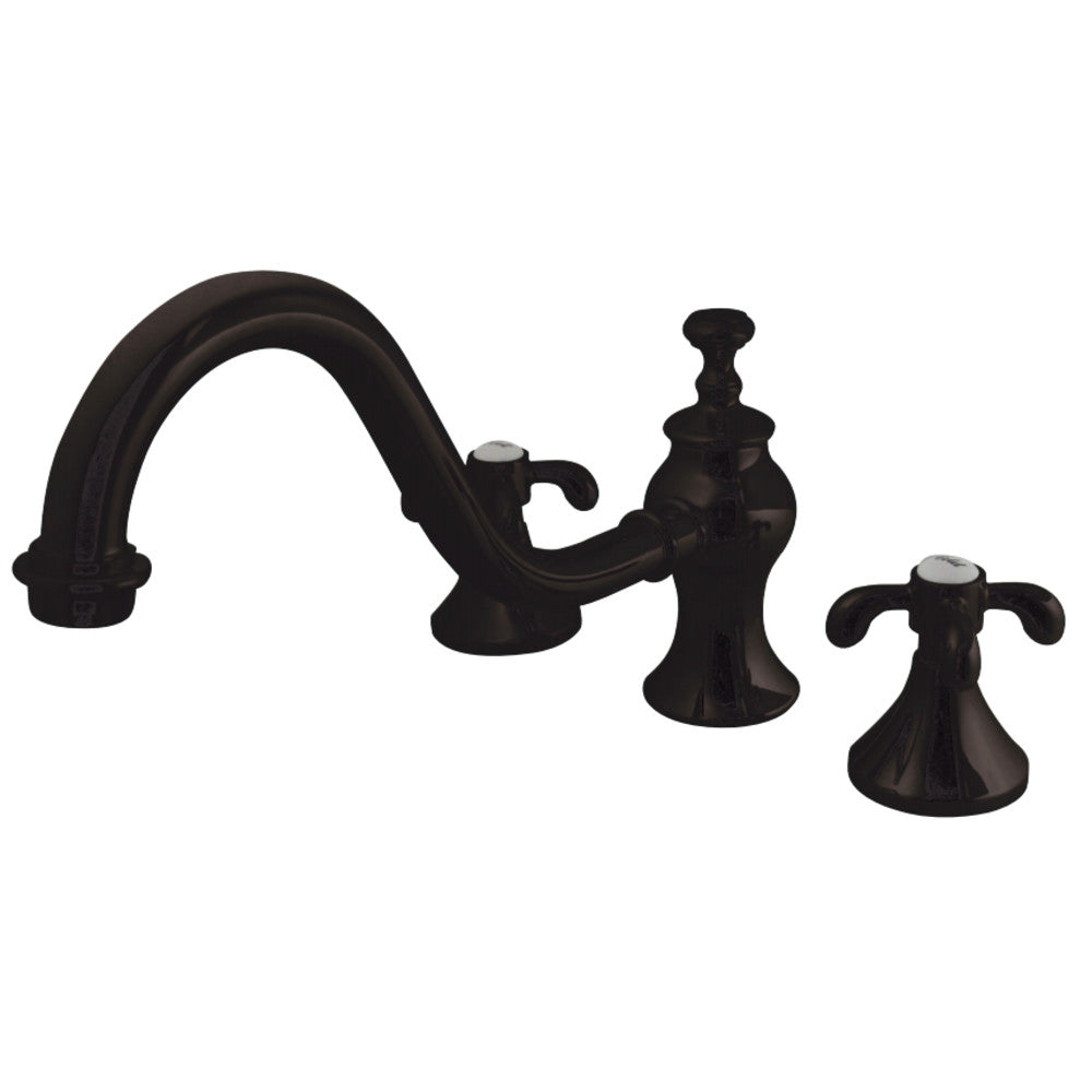 Kingston Brass KS7335TX French Country Roman Tub Faucet, Oil Rubbed Bronze - BNGBath