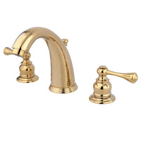 Thumbnail for Kingston Brass GKB982BL Widespread Bathroom Faucet, Polished Brass - BNGBath