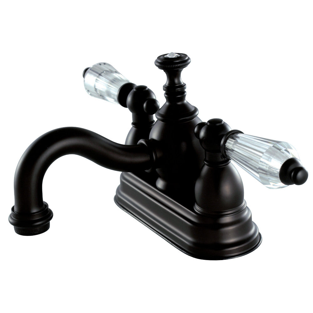 Kingston Brass KS7105WLL 4 in. Centerset Bathroom Faucet, Oil Rubbed Bronze - BNGBath