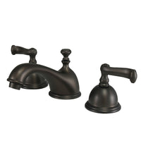 Thumbnail for Kingston Brass KS3965FL 8 in. Widespread Bathroom Faucet, Oil Rubbed Bronze - BNGBath