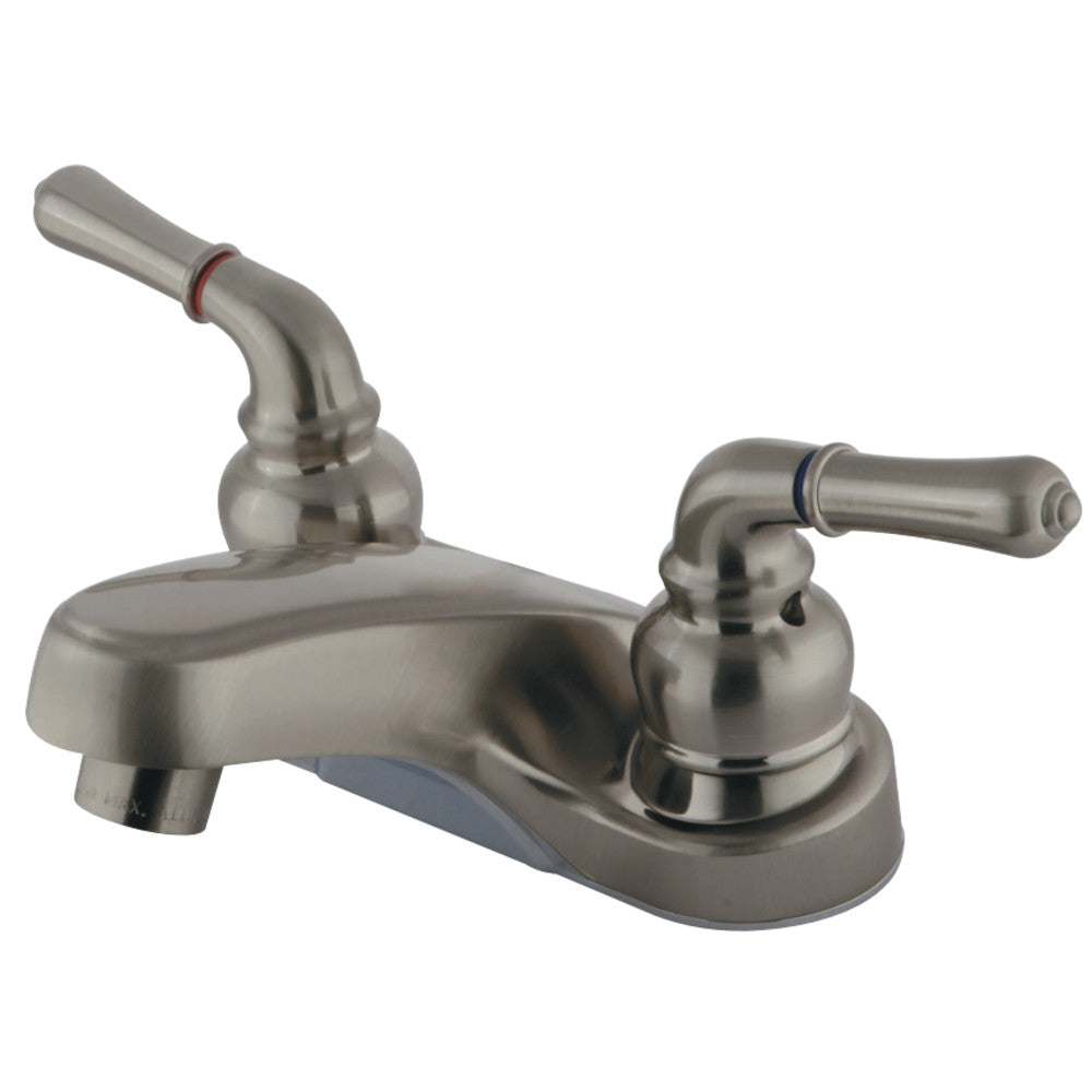 Kingston Brass GKB258LP 4 in. Centerset Bathroom Faucet, Brushed Nickel - BNGBath