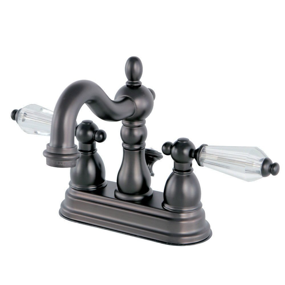 Kingston Brass KS1605WLL 4 in. Centerset Bathroom Faucet, Oil Rubbed Bronze - BNGBath