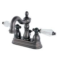 Thumbnail for Kingston Brass KS1605WLL 4 in. Centerset Bathroom Faucet, Oil Rubbed Bronze - BNGBath