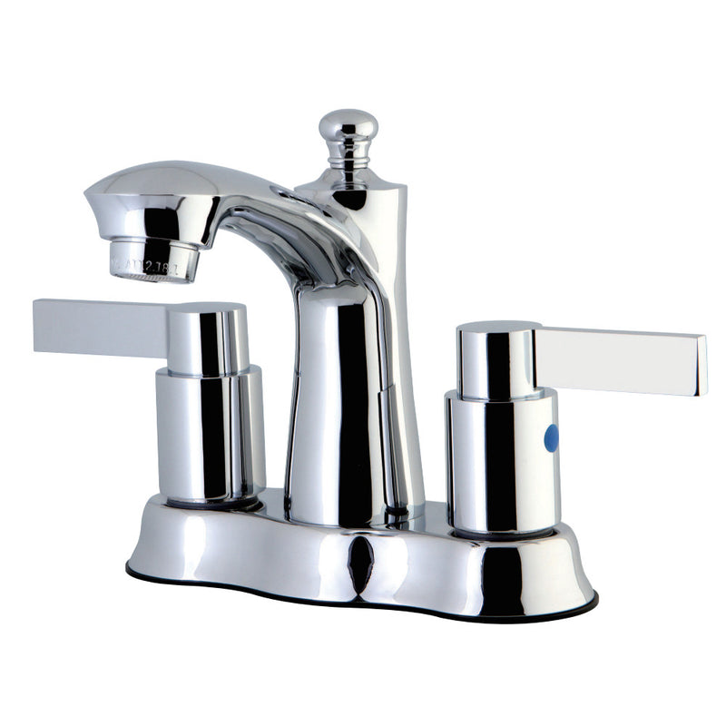 Kingston Brass FB7611NDL 4 in. Centerset Bathroom Faucet, Polished Chrome - BNGBath