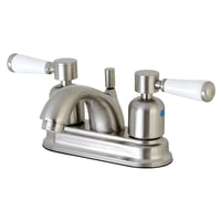 Thumbnail for Kingston Brass FB2608DPL 4 in. Centerset Bathroom Faucet, Brushed Nickel - BNGBath