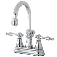 Thumbnail for Kingston Brass KS2611NL 4 in. Centerset Bathroom Faucet, Polished Chrome - BNGBath
