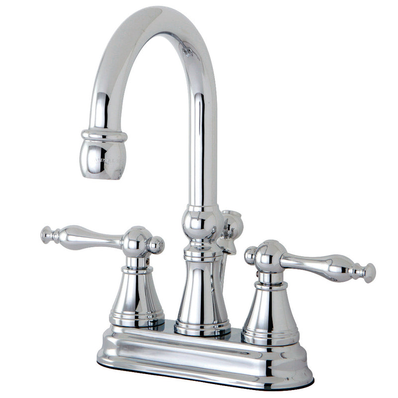 Kingston Brass KS2611NL 4 in. Centerset Bathroom Faucet, Polished Chrome - BNGBath