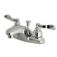 Thumbnail for Kingston Brass FB8621NFL 4 in. Centerset Bathroom Faucet, Polished Chrome - BNGBath