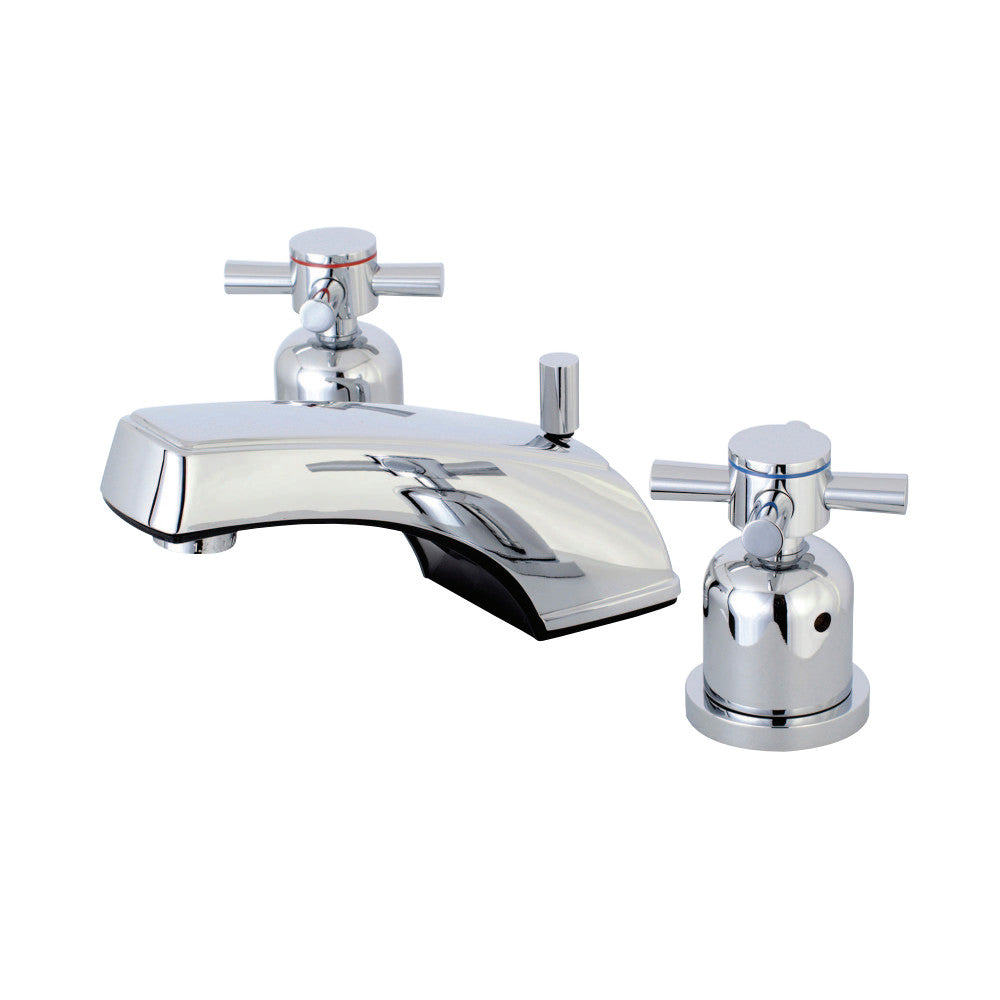 Kingston Brass KB8921DX 8 in. Widespread Bathroom Faucet, Polished Chrome - BNGBath