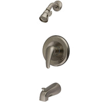 Thumbnail for Kingston Brass KB1638LL Tub and Shower Faucet With, Brushed Nickel - BNGBath