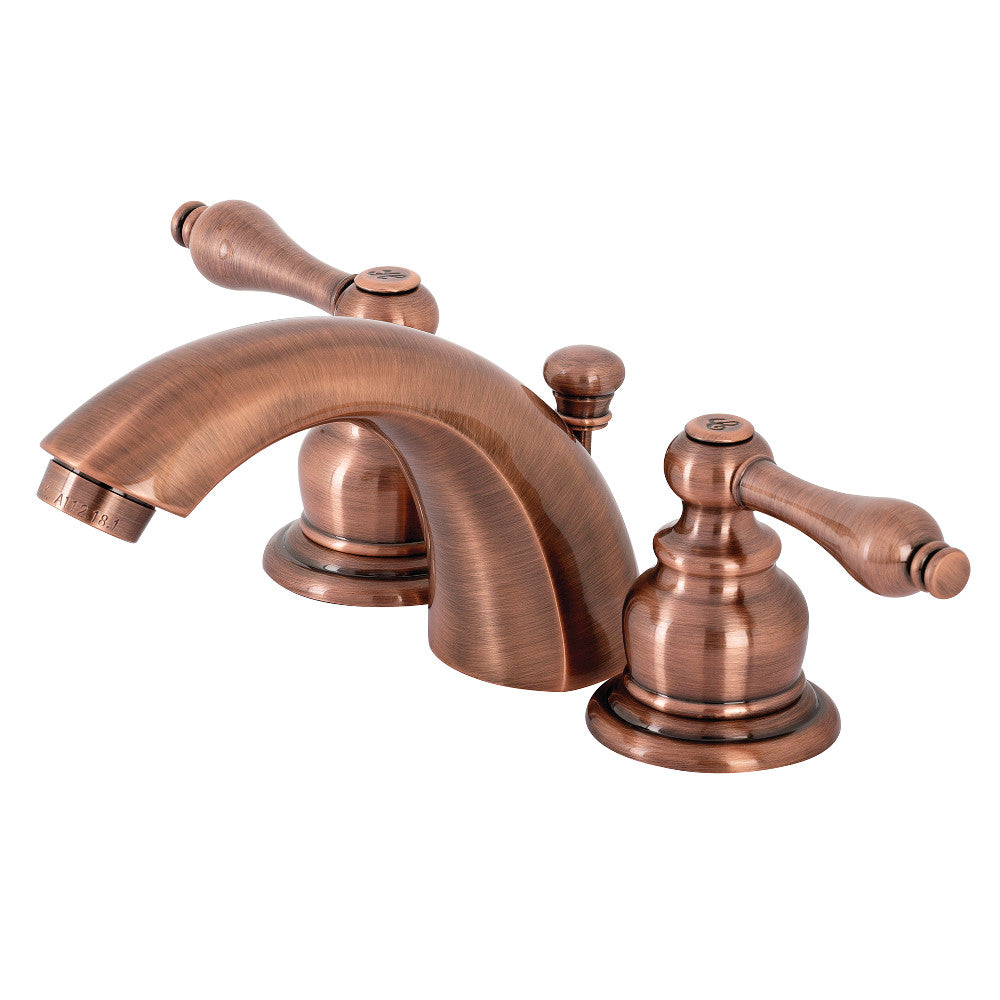 Kingston Brass KB946AL Victorian Mini-Widespread Bathroom Faucet, Antique Copper - BNGBath