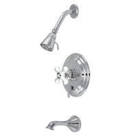 Thumbnail for Kingston Brass KB36310PX Restoration Tub & Shower Faucet, Polished Chrome - BNGBath