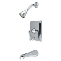 Thumbnail for Kingston Brass KB86514HL Metropolitan Tub & Shower Faucet With Diverter, Polished Chrome - BNGBath