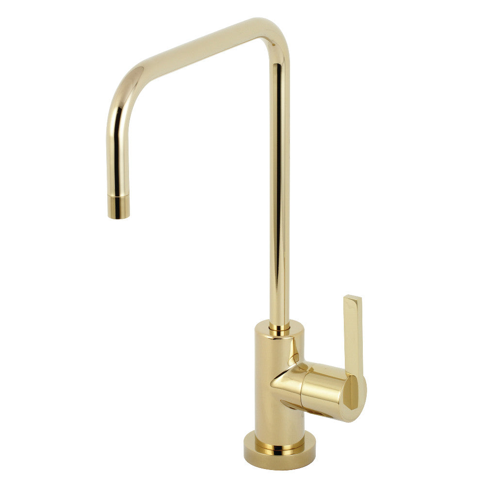 Kingston Brass KS6192CTL Continental Single-Handle Water Filtration Faucet, Polished Brass - BNGBath