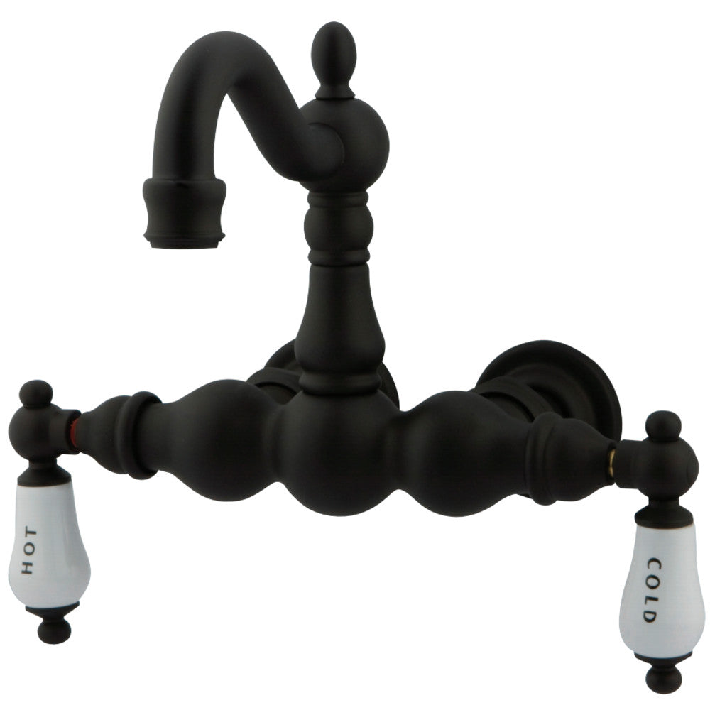 Kingston Brass CC1003T5 Vintage 3-3/8-Inch Wall Mount Tub Faucet, Oil Rubbed Bronze - BNGBath