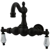 Thumbnail for Kingston Brass CC1003T5 Vintage 3-3/8-Inch Wall Mount Tub Faucet, Oil Rubbed Bronze - BNGBath