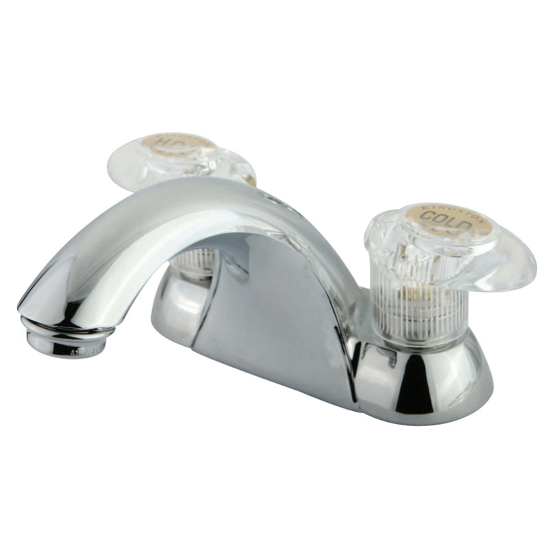 Kingston Brass KB2151LP 4 in. Centerset Bathroom Faucet, Polished Chrome - BNGBath
