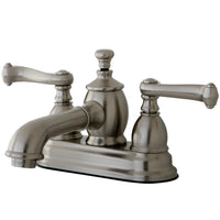 Thumbnail for Kingston Brass KS7008FL 4 in. Centerset Bathroom Faucet, Brushed Nickel - BNGBath