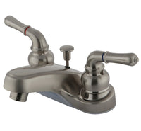 Thumbnail for Kingston Brass KB258 4 in. Centerset Bathroom Faucet, Brushed Nickel - BNGBath