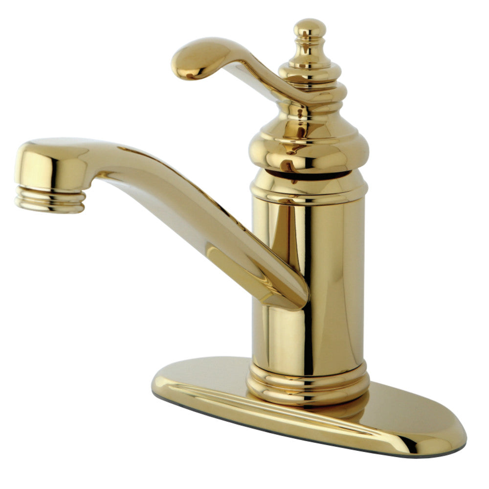 Kingston Brass KS3402TL Templeton 4" Single Handle Bathroom Faucet, Polished Brass - BNGBath