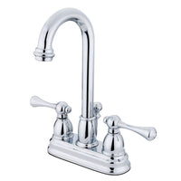 Thumbnail for Kingston Brass KB3611BL 4 in. Centerset Bathroom Faucet, Polished Chrome - BNGBath