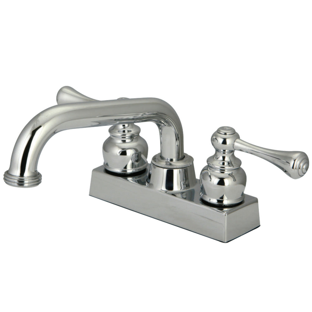 Kingston Brass KB2471BL 4 in. Centerset 2-Handle Laundry Faucet, Polished Chrome - BNGBath