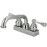 Thumbnail for Kingston Brass KB2471BL 4 in. Centerset 2-Handle Laundry Faucet, Polished Chrome - BNGBath