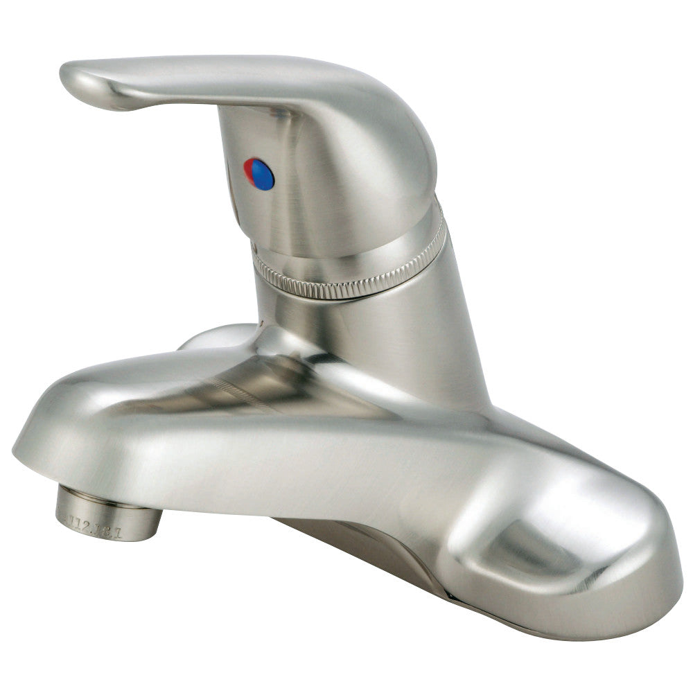 Kingston Brass GKB548LP Single-Handle 4 in. Centerset Bathroom Faucet, Brushed Nickel - BNGBath